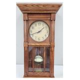 Ansonia Model #1177 Mission Oak Wall Clock