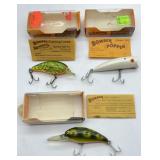 Lot Of 3 Vintage Bomber Fishing Lures In Boxes w/