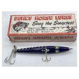 Vintage Devils Horse Fishing Lure In Box
