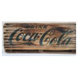 Vintage Green Lettering Coca-Cola Wood Crate