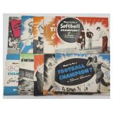 (10) 1945 Wheaties Library Of Sports Books