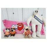 Lot Of Advertising Plush Items