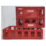 (3) Vintage Plastic Coca-Cola Crates