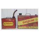 Pair of Vintage Porta-Gasoline-Cans