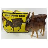 Vintage Donkey Cigarette Dispenser w/ Original