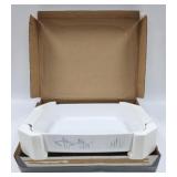 New In Box Corning Shadow Iris 4-Qt. Open Roaster