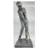 1973 Austin Productions Golfer Swinging Sculpture