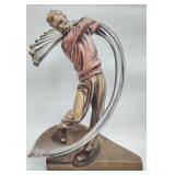 1999 Austin Male Golfer Swinging Sculpture