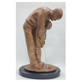 K. Sever Learning To Putt Golf Sculpture