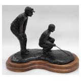 1989 Salem Reading The Break Golf Sculpture