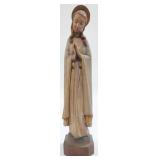 Oberammergau Holzschnitzerei Wood Madonna Figure