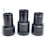 (3) Kollmorgen Series II BX-163 Snaplite Lenses