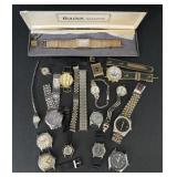 (A) Lot Of Watch Parts, Including Bands, Faces,