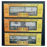 (P) Lot Of Rail King MTH Electric Trains: MTH