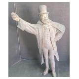 (D) Antique Lamp Lighter Statue