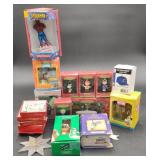 (O) Ornaments incl. Spider-Man, Cubs, Peanuts, &