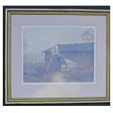 (V) "Spring Saturday" Framed Print (33"ï¿½29")