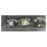 (Q) Kellogg 1000 Series Black Bakelite Wall Mount