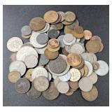 (A) Foreign Coins Includes Jamaica, France,