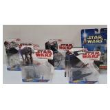 (O) Star War HotWheels Starships & Dexter