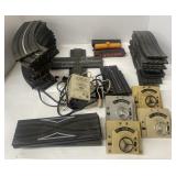 (P) Lot Of Train Set Pieces: Railroad Pieces,