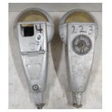 (Q) Vintage Duncan Miller Parking Meters