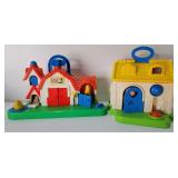 (O) Fisher-Price LittlePeople Cottage and Barn