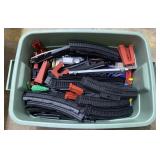 (O) Box Lot Of Train Tracks, Train Sets, Trains,