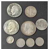 (A) Variety Of United States Coins Includes
