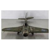 (N) Green Steel Model Army Plane