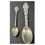 (A) Sterling Silver Spoons Total Weight 50.5