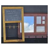(O)  Lot Includes Mirror/Shelf/Keyrack/Picture