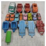 Lot of 12 Tootsie Toy Cars and 6 Tootsie Toy