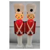 (O) Vintage Nutcracker Blow Mold