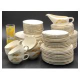 (O) Gold Leaf 22KT Gold Rimmed Dishware, Creamer