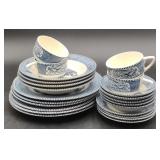 (O) Currier & Ives "Early Winter" Teacups &