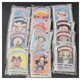 (II) 1986 Garbage Pail Kids Button Set In