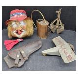 (T) Mixed Lot Includes: Copper Watering Can 8"