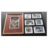 (II) Lot Includes: Framed Collection Of Six