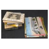 (D) Assorted Colored Postcards And Postcard