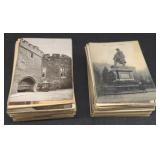 (D) Assorted Vintage Black and White Postcards