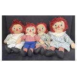 (D) Raggedy Ann And Raggedy Andy Dolls.
