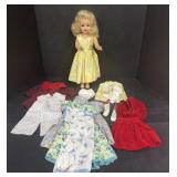 (D) Ideal Toni Doll With Clothes.