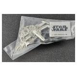 (II) 1977 Star Wars X-Wing Fighter Necklace In