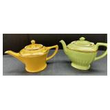 (O) Lot of Vintage HALL Teapots, Both are 6 Cup