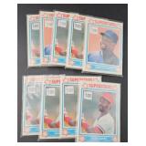 (II) Superstars 1989 Baseball Trading Cards