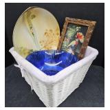 (AA) Mixed Lot Includes: Decorative Basket