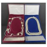 (A) Camrose & Kross Necklaces Worn By Jacqueline