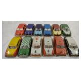(Q) Lot of 12 Vintage Argo Cars in Various Color