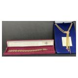 (A) Camrose & Rose Bracelet & Necklace Worn By